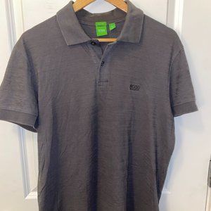 Men's Hugo Boss Regular-fit Polo shirt Gray XL